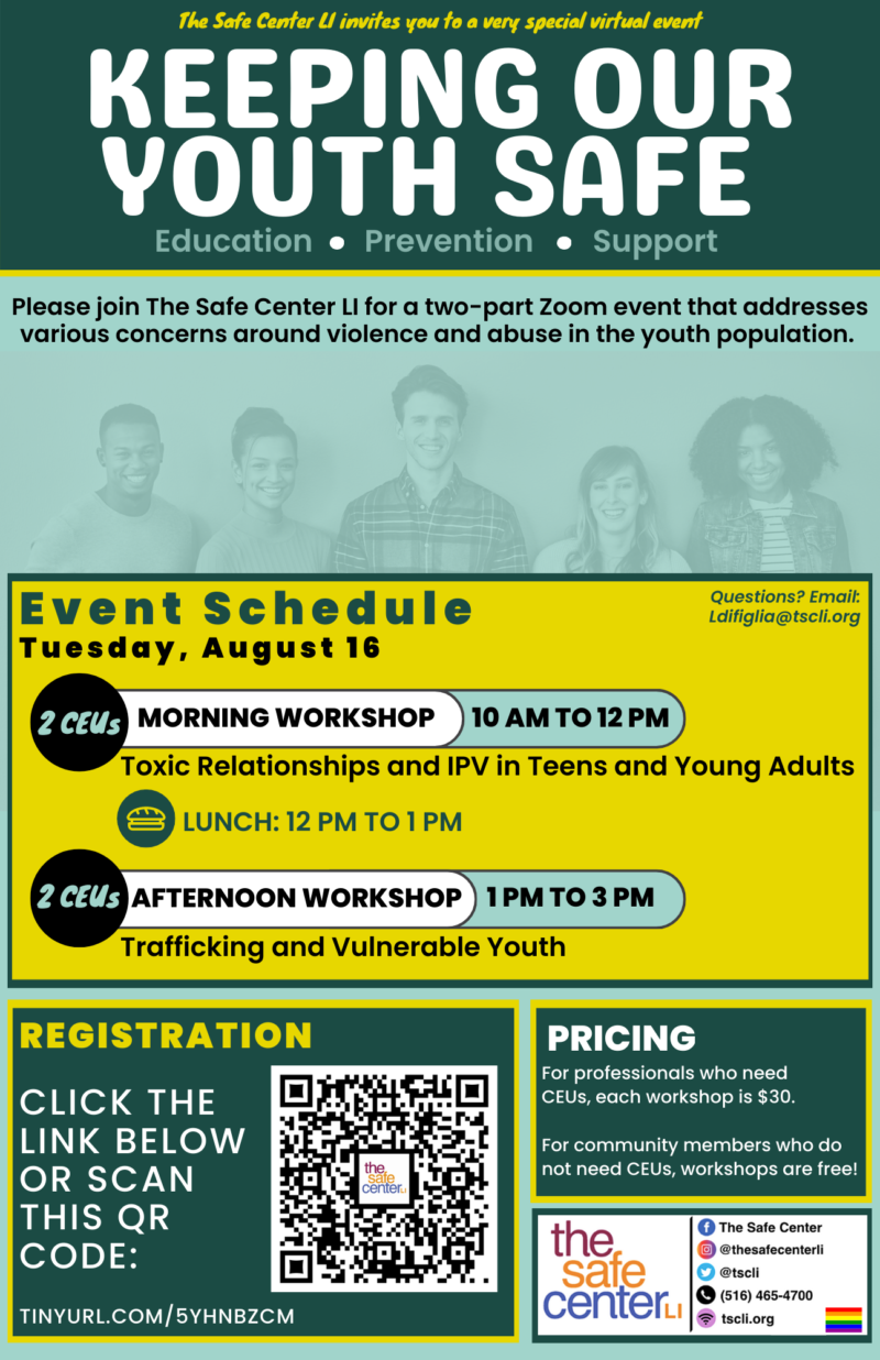 Professional & Continuing Education The Safe Center LI